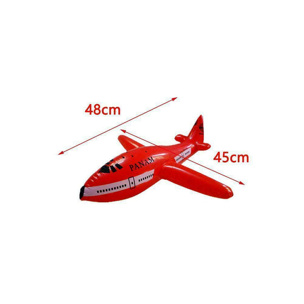 Inflatable Childrenâ€™s Blow Up Toys Aeroplane Party Fancy Dress Pool Beach T Q6U8
