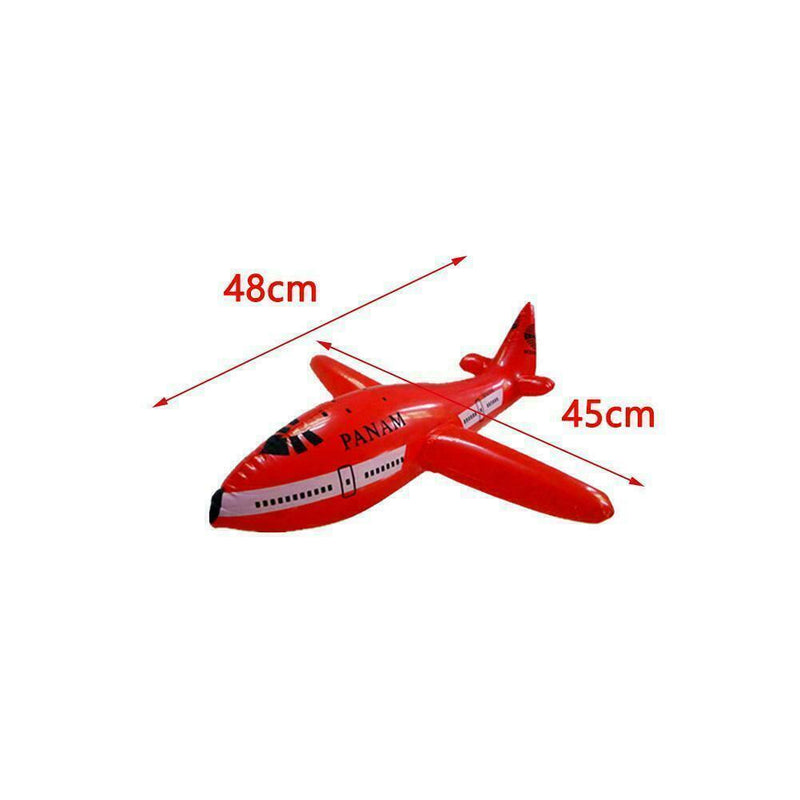 Inflatable Childrenâ€™s Blow Up Toys Aeroplane Party Fancy Dress Pool Beach T Q6U8
