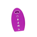 Easy Install Safety Car Key Fob Case Cover for Infiniti QX50L ESQ Purple