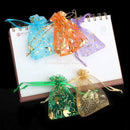 50 pcs Organza Jewelry Candy Pendent Mixed Color Mini Gift Pouch Bags Wedding