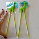 1 Pair Chopsticks For Sushi Baby Kids Cartoon Food Sticks Easy Use Fun Lear K1T6