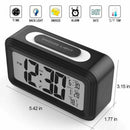 1X([Upgrade Version] Battery Operated Alarm Clock,Electronic Large Lcd Disp