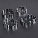 4pcs Kitchen Baking Mold Stainless Steel Round Circle Cookie Cake Mould