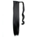 Ponytail Hair Extension Tail Hairpiece Long Straight Synthetic Women'S Hair J4Z1