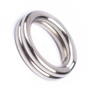 100Pcs Durable Double Loop Hot Split Ring Fishing Tackle Stainless Steel Ho C5F1