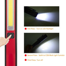 3W COB LED Work Light Magnetic Clip Rechargeable Inspection Flashlight