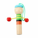 5pcs Cute Pirate Wooden Whistle with Keyring Key Chain for Kids Games