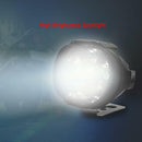 2pcs 1000LM 6500K Motorcycle 6LED Headlights Scooter Fog Spotlight Bracket