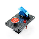 12V-24V Car Boat Engine Start Push Button Blue Cover Toggle Switch Panel