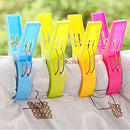 Plastic Laundry Clothes Pins *Bed Sheet Hanger Clamp
