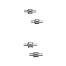 4x One Way Non Return Check Valve 6mm & 10mm Aluminium Petrol Water Oil Fuel