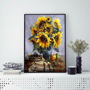 Sunflower 5D DIY Full Drill Rhinestone Diamond Painting Artcraft Home Decor