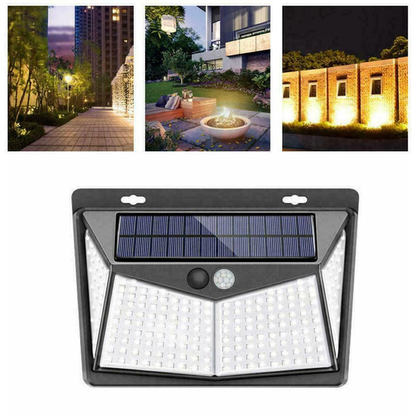 Solar Motion Sensor Light Wall Light Garden Lamp Human Induction Outdoor Ne E0N2