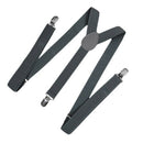 Unisex Clip on Suspender Elastic Y-Shape Back Formal Adjustable Braces, Dar S3I9