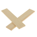 20pcs Smooth Unfinished Wood Slices Rectangle Board for Modelling Material