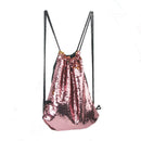 Reversible Sequins Bag twinkling Fashion Backpack Drawstring Backpack Packs P9X1