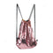 Reversible Sequins Bag twinkling Fashion Backpack Drawstring Backpack Packs P9X1