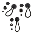 3pieces 6" white Ball Bungee Bungie Cord Heavy Duty Canopy Tarp Tie Downs Straps