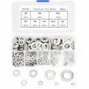 360Pcs Stainless steel Flat Washers Sealing Ring Washers Assortment Set 8 S K9X9