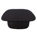 Breathable Flax Bamboo Car Seat Cover Pad Mat Chair Cushion Black-goledn