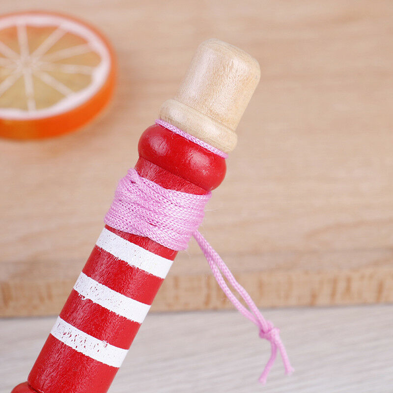 Baby wooden flute whistle toys educational toys kids musical instrument BX