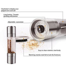 Stainless Steel Salt And Pepper Grinder 2 In 1 Manual Salt & Pepper Mill Sh