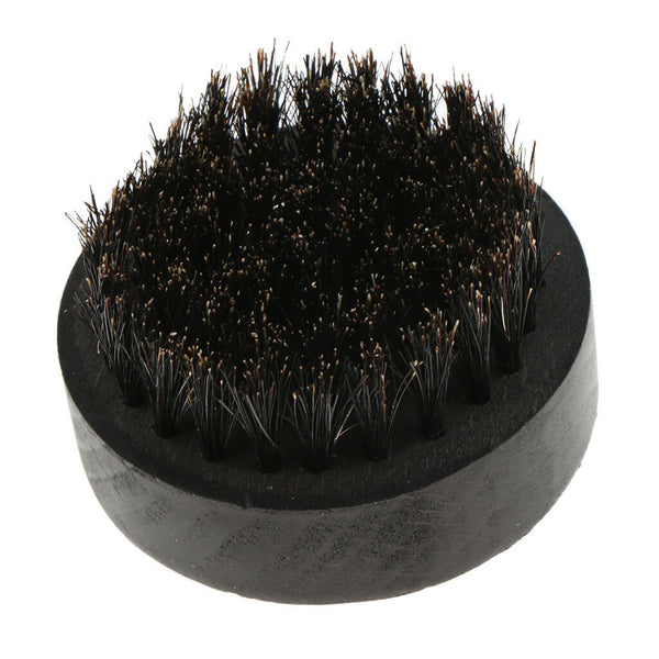 Black Wood Beard Mustache Facial Hair Brush Grooming Tool for Men Barber