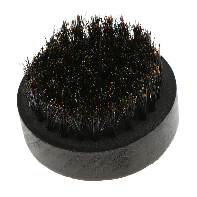 Black Wood Beard Mustache Facial Hair Brush Grooming Tool for Men Barber