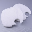 2Pcs White Aquarium Filter Pad Sponge 304AB/704AB fit for SUNSUN GRECH Canister