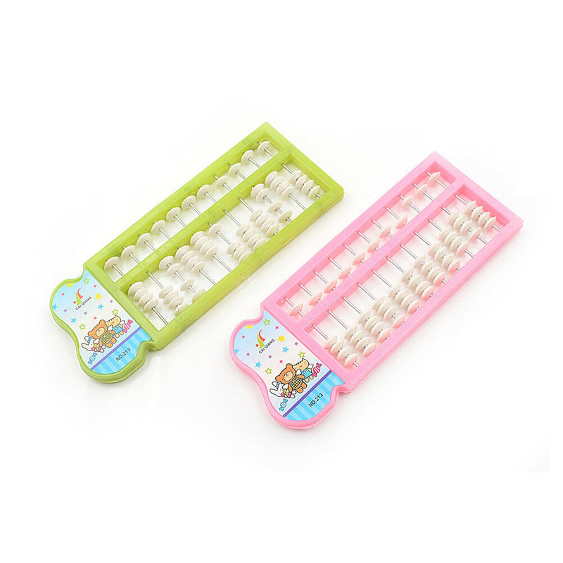Plastic Abacus Arithmetic Tool Kid's Math Learn Aid Caculating Toys Gifts  Z
