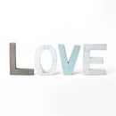 Wooden Village Retro LOVE Letter Ornaments Table Desk Decor Home Supplies