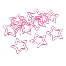 12x Metal Star Shape Paper Clips Bookmark Photo Album Envelope Clips