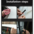 Black L-Shaped Seal Strip Car Door Trunk Weather Strip Edge Trim Hood J3W3