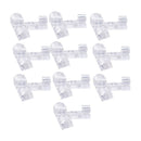 40 Self-adhesive ClearWire Tie Cable Clips Holder For Car Dash