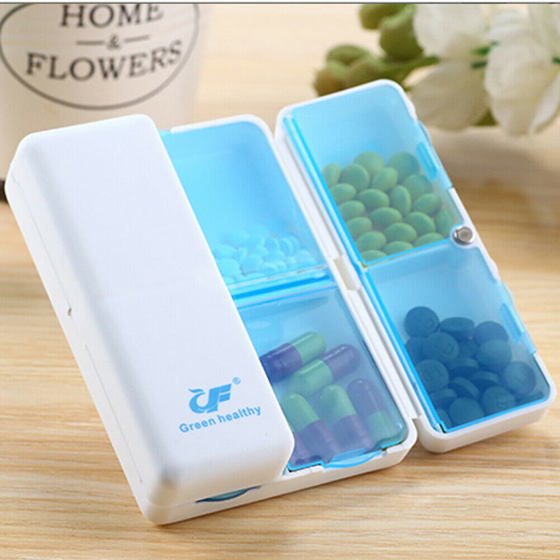 Portable 7 Days Mini Cute Plastic Pill Box Medicine Case Reminder Pill Hold