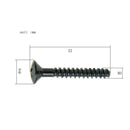 6 Pieces Electric Guitar Single Coil Pickup Screws+Springs Set Black