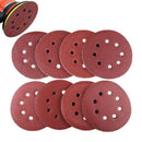 80Pcs Sanding Discs,Sanding Disc Pads 125mm/5 Inch 8 Holes Hook and Loop 40 O7V4