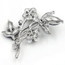 Exquisite Temperament Blue Crystal Brooch Physiology Coniferous Women'S Bro