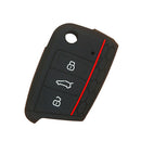 1x Car Key Case Silicone Remote Key Holder Cover Fit Volkswagen VW Golf 7 mk7