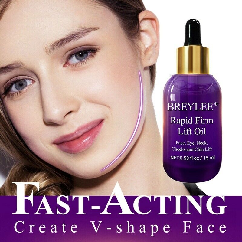 Breylee Essential Oils Rapid Firming Lifting Face Essence Oil Massage Anti  V7K4