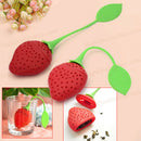2Pcs Non-toxic Silicone Loose Tea Strainer Spice Infuser Filter Newest Useful