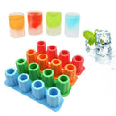 Cup Shape Rubber Shooters ice tool Shot Glass Freeze Tray Maker For Party M I6N4
