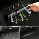 2x Car Air Conditioner Cover Under Rear Seat Seat Air Vent Duct Outlet Shell  â„–[