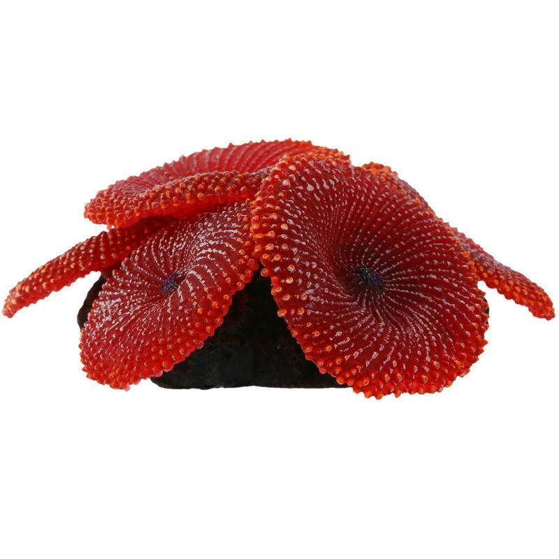Artificial Aquarium Fish Tank Decoration Coral Sea Plant Ornament Silicone