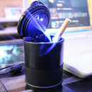 Portable Car LED Light Ashtray Auto Home Travel Cigarette Ash Holder Cup Black
