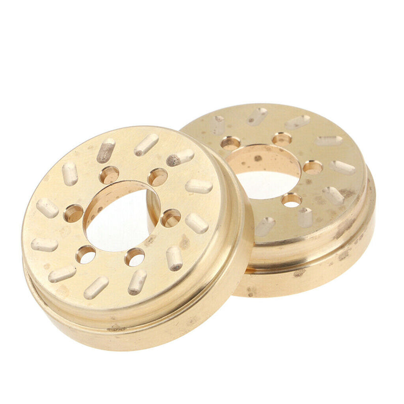 2Pcs Brass Internal Wheel Weights for 1/10 RC 1.9inch/2.2inch Beadlock Wheel
