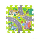 9pcs Traffic Route Kids Soft EVA Foam Puzzle Education Floor Play Mats Z