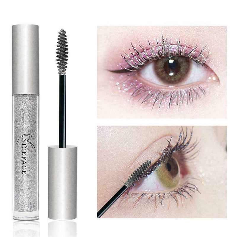 Diamond Shiny Mascara 4D Silk Fiber Women Lashes Thick Lengthening Waterpro G8V9