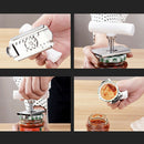 Manual Stainless Steel Easy Can Jar Opener Adjustable 1-4 Inches Cap Lid Ope Hn