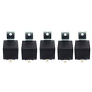 5x Waterproof Automotive Relay 12V DC 40A 4-Pin Car Relay + 5x Relay Socket